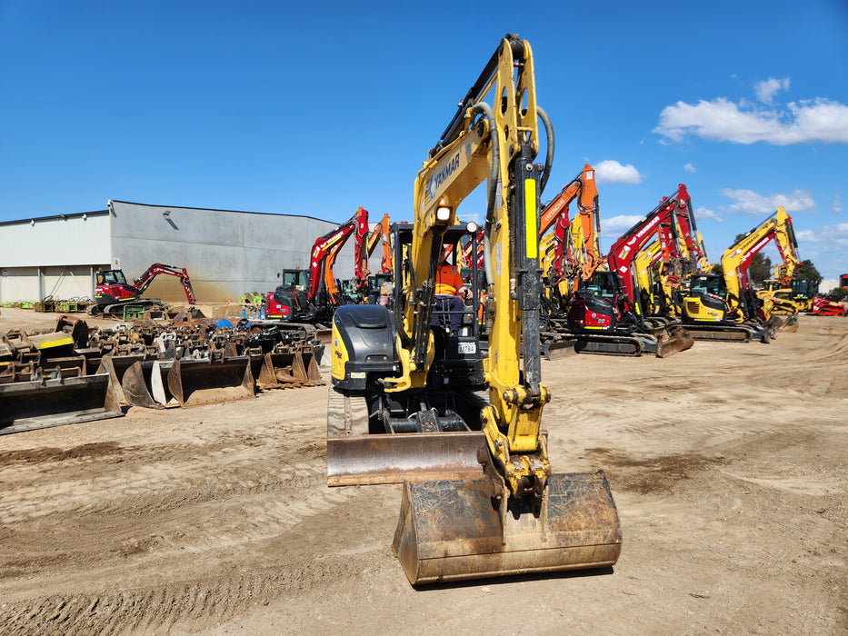 2021 YANMAR VIO55-6 5.5T EXCAVATOR (M784) WITH LOW 745 HOURS