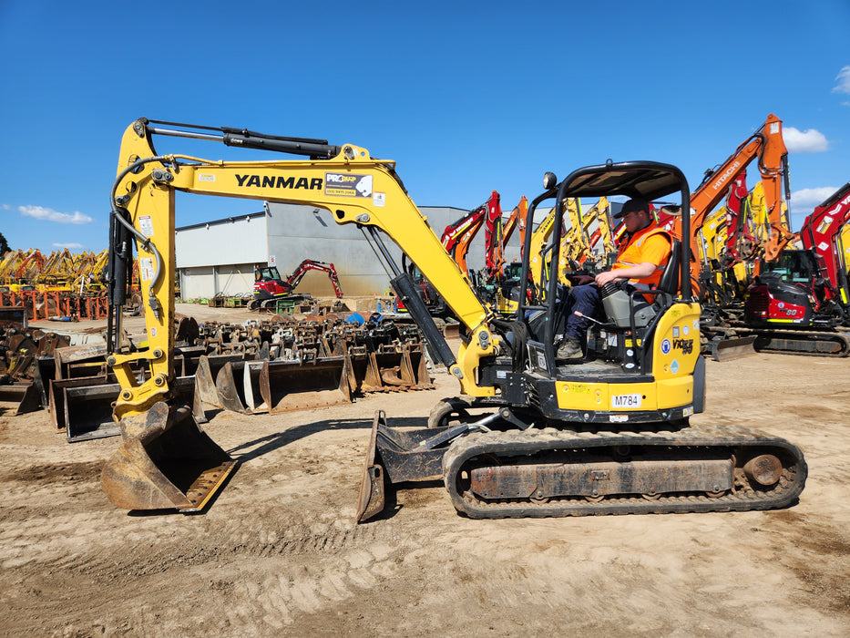 2021 YANMAR VIO55-6 5.5T EXCAVATOR (M784) WITH LOW 745 HOURS