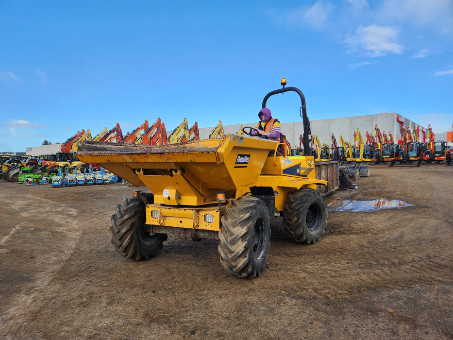 2021 THWAITES 6T ARTICULATED SWIVEL SITE DUMPER WITH 985 HOURS DU229