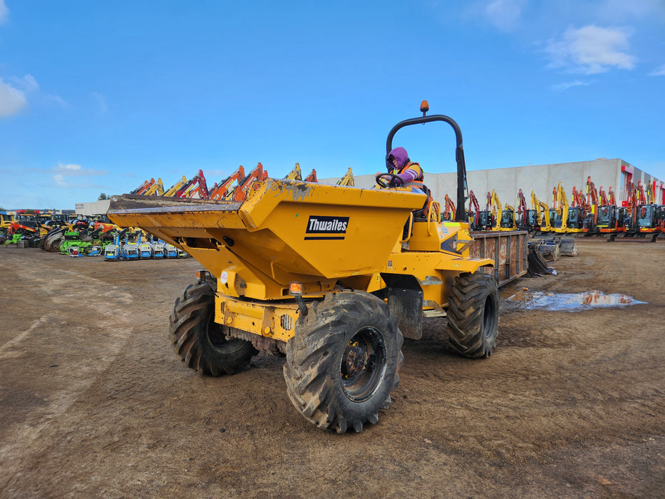 2021 THWAITES 6T ARTICULATED SWIVEL SITE DUMPER WITH 985 HOURS DU229