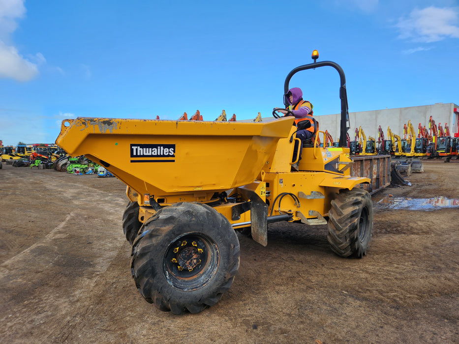 2021 THWAITES 6T ARTICULATED SWIVEL SITE DUMPER WITH 985 HOURS DU229