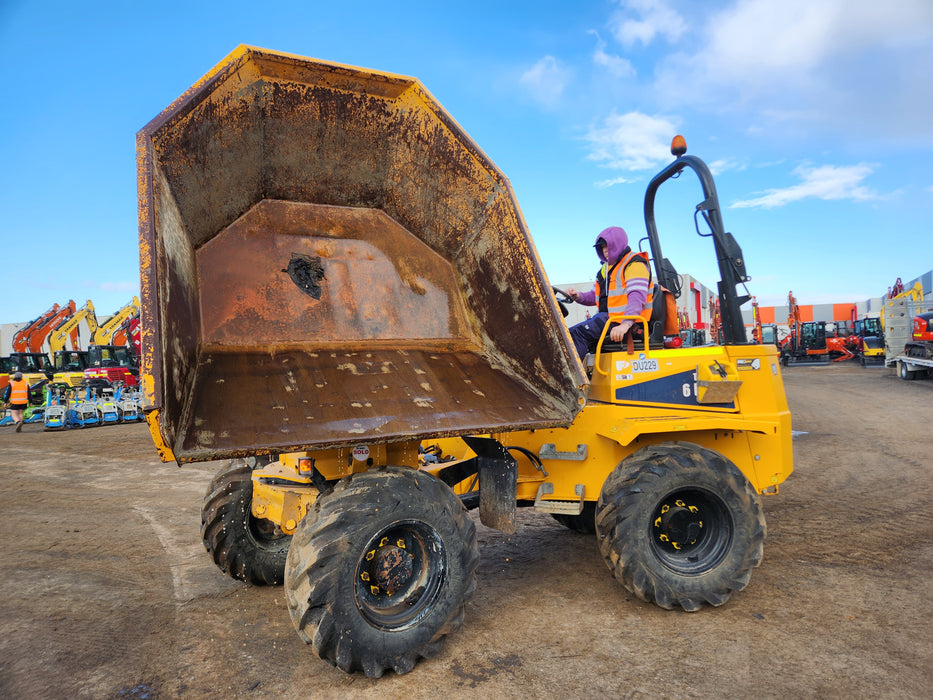 2021 THWAITES 6T ARTICULATED SWIVEL SITE DUMPER WITH 985 HOURS DU229