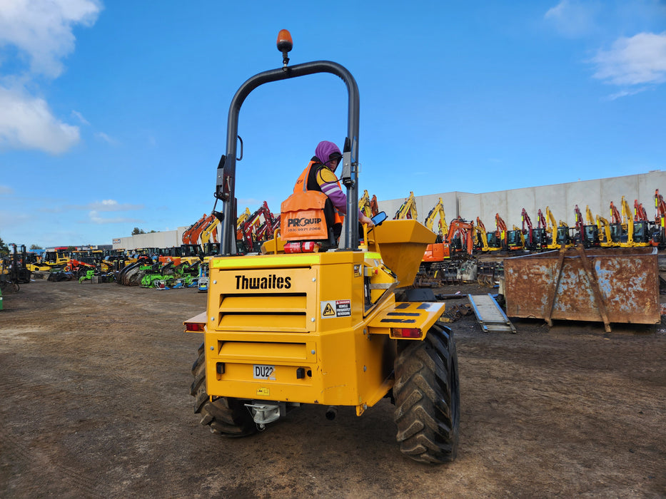 2021 THWAITES 6T ARTICULATED SWIVEL SITE DUMPER WITH 985 HOURS DU229