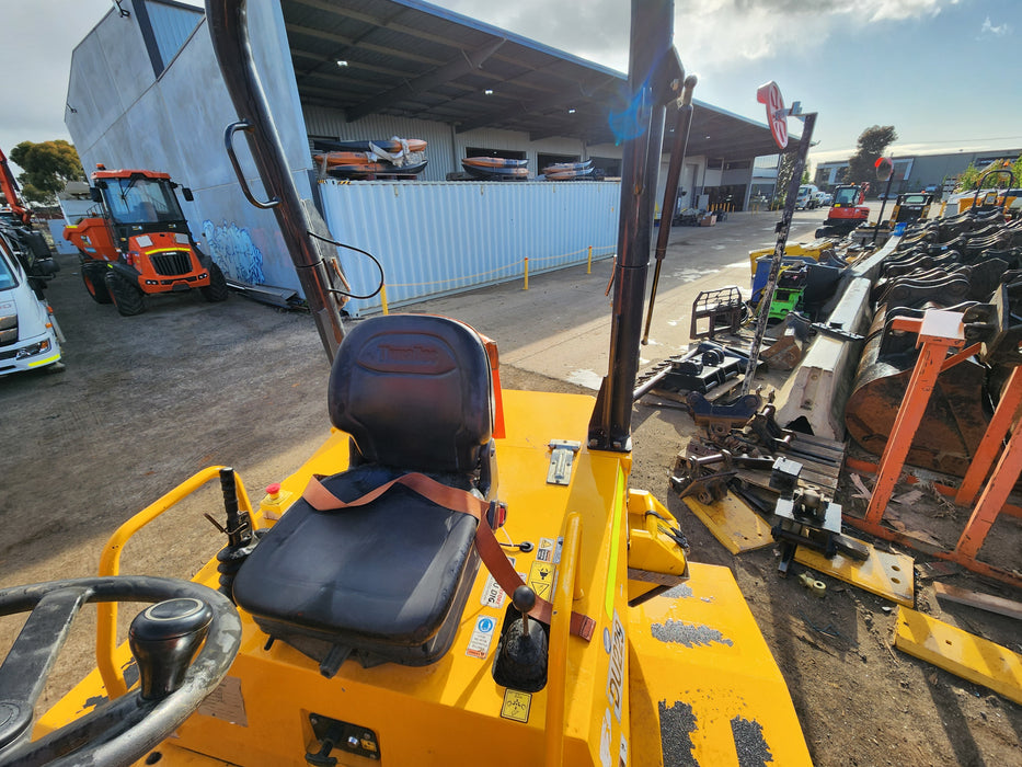 2021 THWAITES 6T ARTICULATED SWIVEL SITE DUMPER WITH 985 HOURS DU229