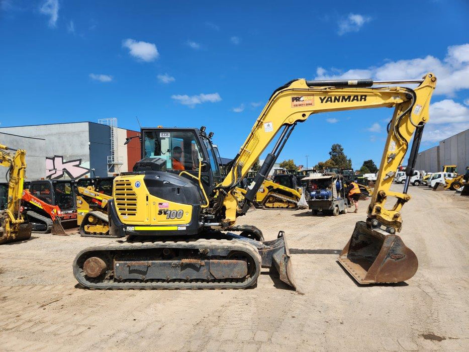 YANMAR SV100-2 EXCAVATOR (E336) 2021 WITH FULL CIVIL SPEC AND 2110 HRS