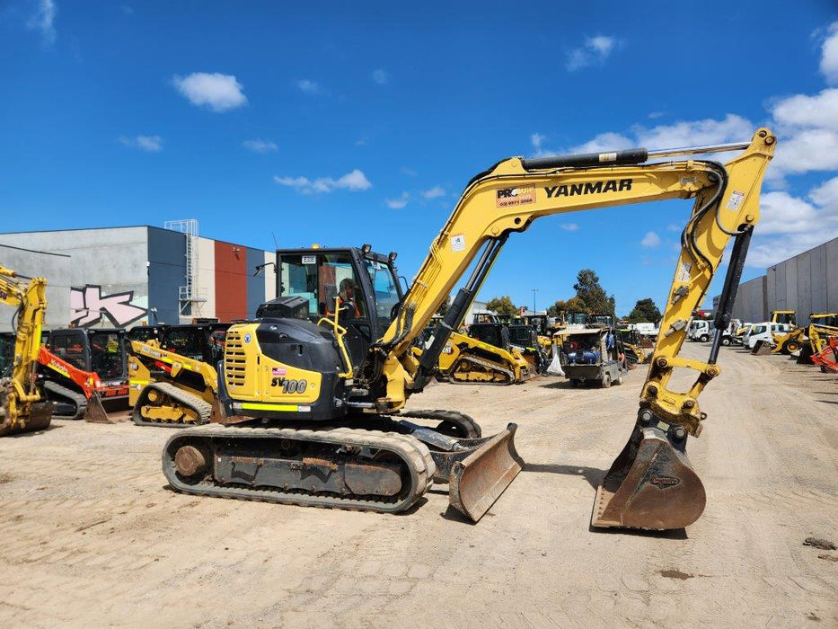 YANMAR SV100-2 EXCAVATOR (E336) 2021 WITH FULL CIVIL SPEC AND 2110 HRS