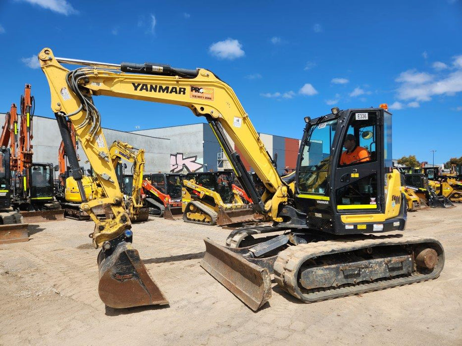 YANMAR SV100-2 EXCAVATOR (E336) 2021 WITH FULL CIVIL SPEC AND 2110 HRS