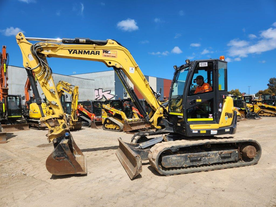 YANMAR SV100-2 EXCAVATOR (E336) 2021 WITH FULL CIVIL SPEC AND 2110 HRS