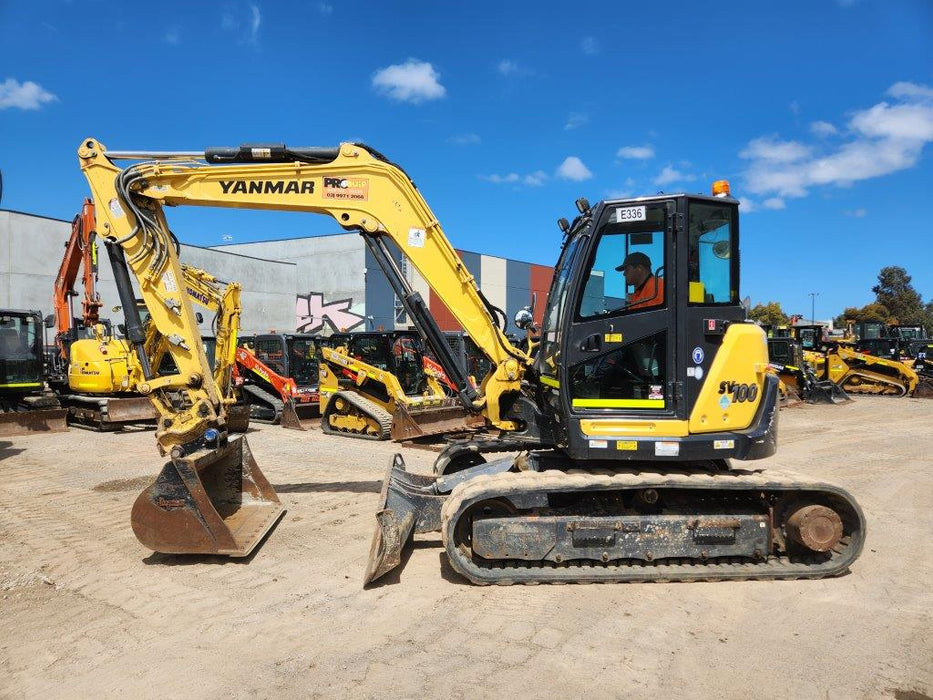 YANMAR SV100-2 EXCAVATOR (E336) 2021 WITH FULL CIVIL SPEC AND 2110 HRS