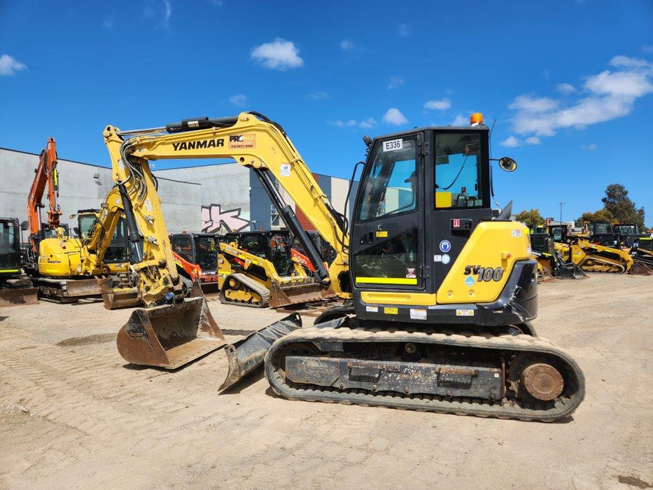 YANMAR SV100-2 EXCAVATOR (E336) 2021 WITH FULL CIVIL SPEC AND 2110 HRS