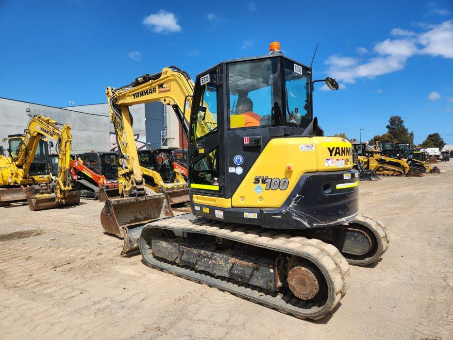 YANMAR SV100-2 EXCAVATOR (E336) 2021 WITH FULL CIVIL SPEC AND 2110 HRS