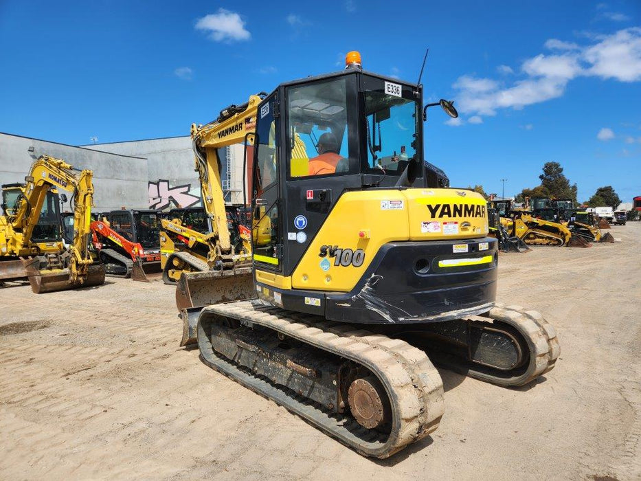 YANMAR SV100-2 EXCAVATOR (E336) 2021 WITH FULL CIVIL SPEC AND 2110 HRS