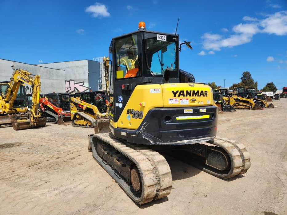 YANMAR SV100-2 EXCAVATOR (E336) 2021 WITH FULL CIVIL SPEC AND 2110 HRS