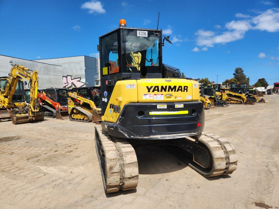 YANMAR SV100-2 EXCAVATOR (E336) 2021 WITH FULL CIVIL SPEC AND 2110 HRS