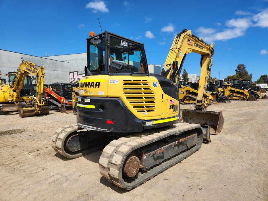 YANMAR SV100-2 EXCAVATOR (E336) 2021 WITH FULL CIVIL SPEC AND 2110 HRS