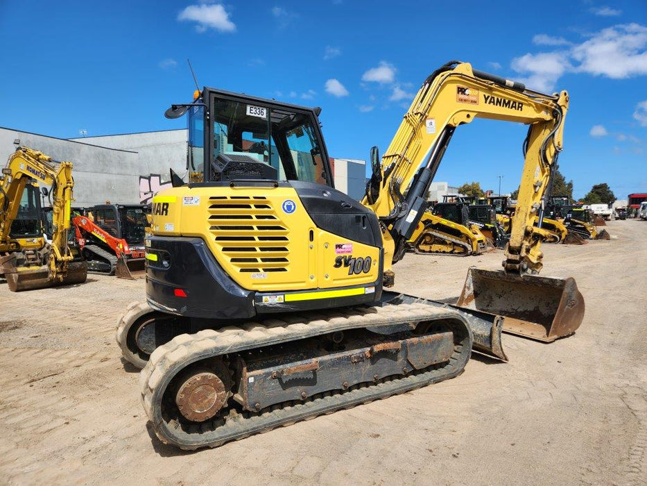 YANMAR SV100-2 EXCAVATOR (E336) 2021 WITH FULL CIVIL SPEC AND 2110 HRS