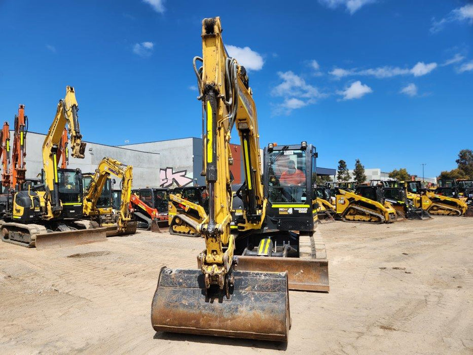 2021 YANMAR SV100-2 10T EXCAVATOR (E339) WITH BUCKET SETT AND 1480 HOURS