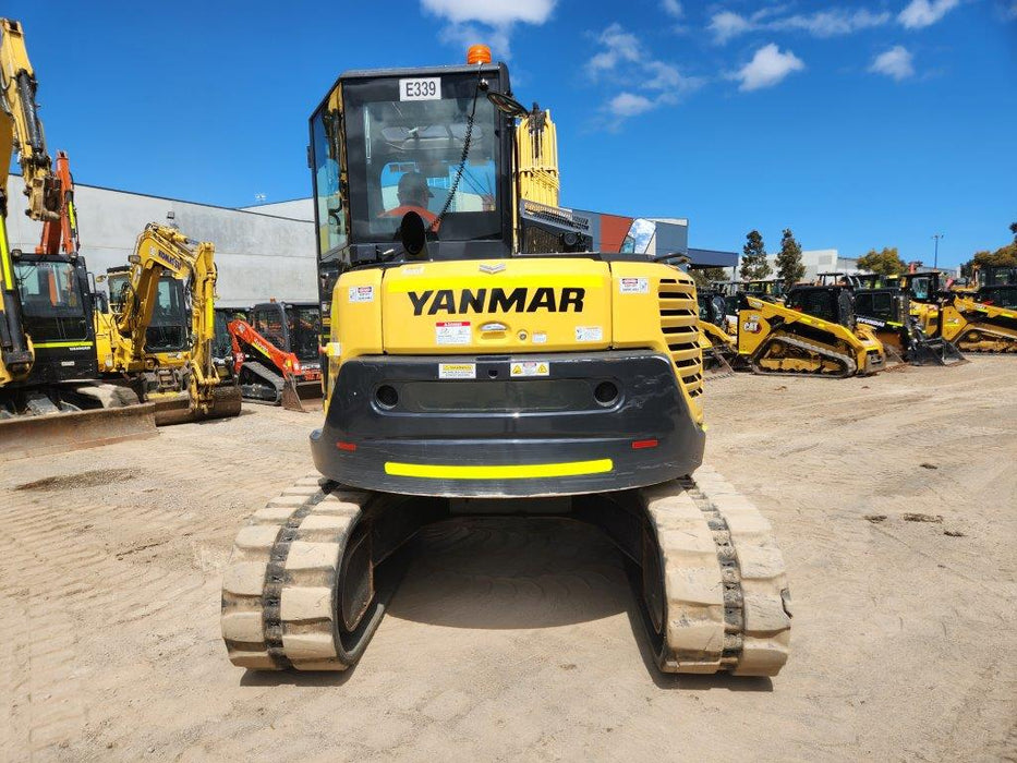 2021 YANMAR SV100-2 10T EXCAVATOR (E339) WITH BUCKET SETT AND 1480 HOURS