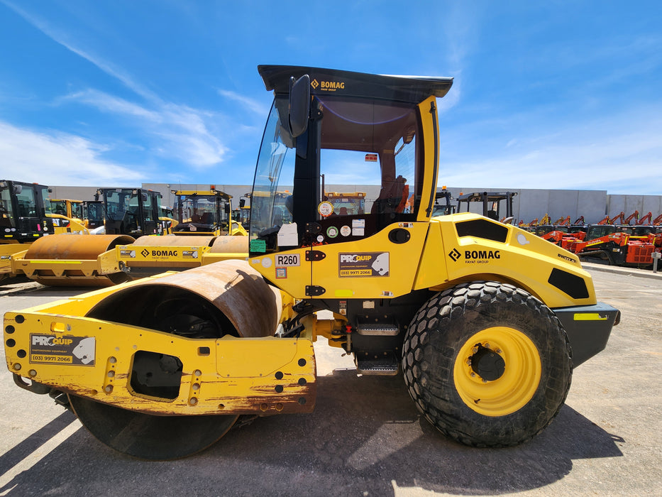 2016 BOMAG BW177D-5 7T SMOOTH DRUM ROLLER WITH 1760 HOURS (R260)