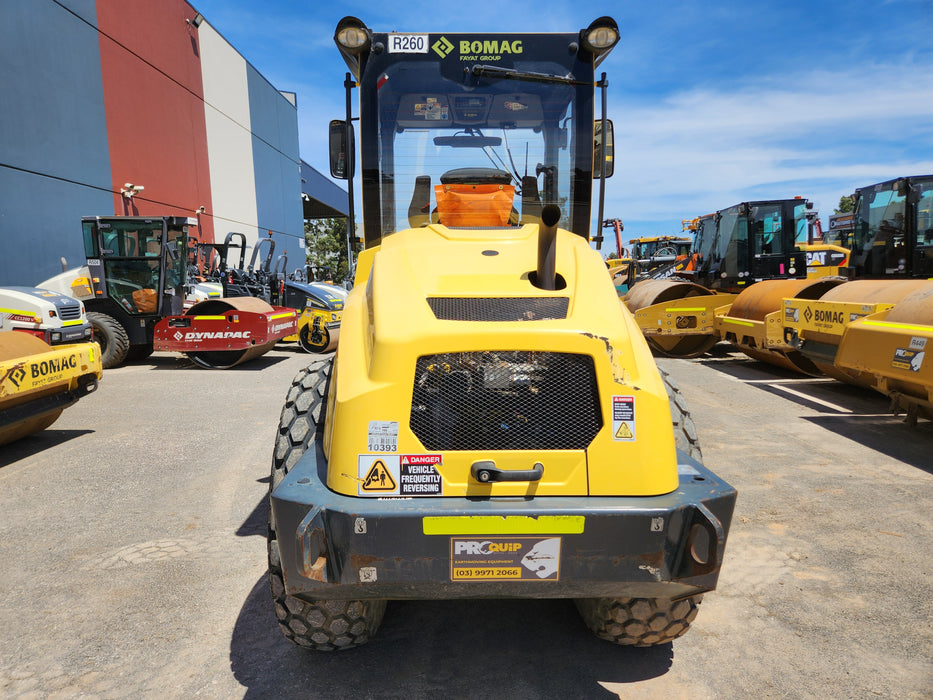 2016 BOMAG BW177D-5 7T SMOOTH DRUM ROLLER WITH 1760 HOURS (R260)