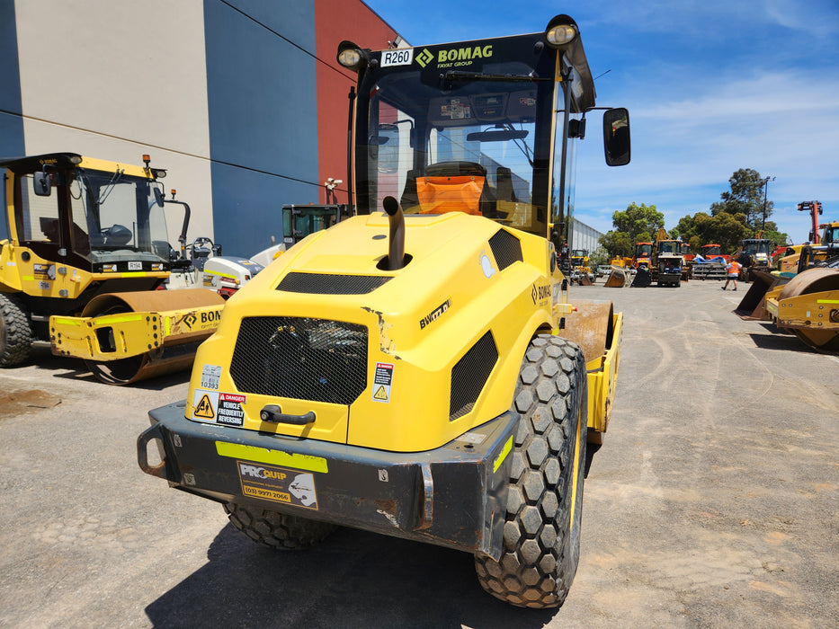 2016 BOMAG BW177D-5 7T SMOOTH DRUM ROLLER WITH 1760 HOURS (R260)