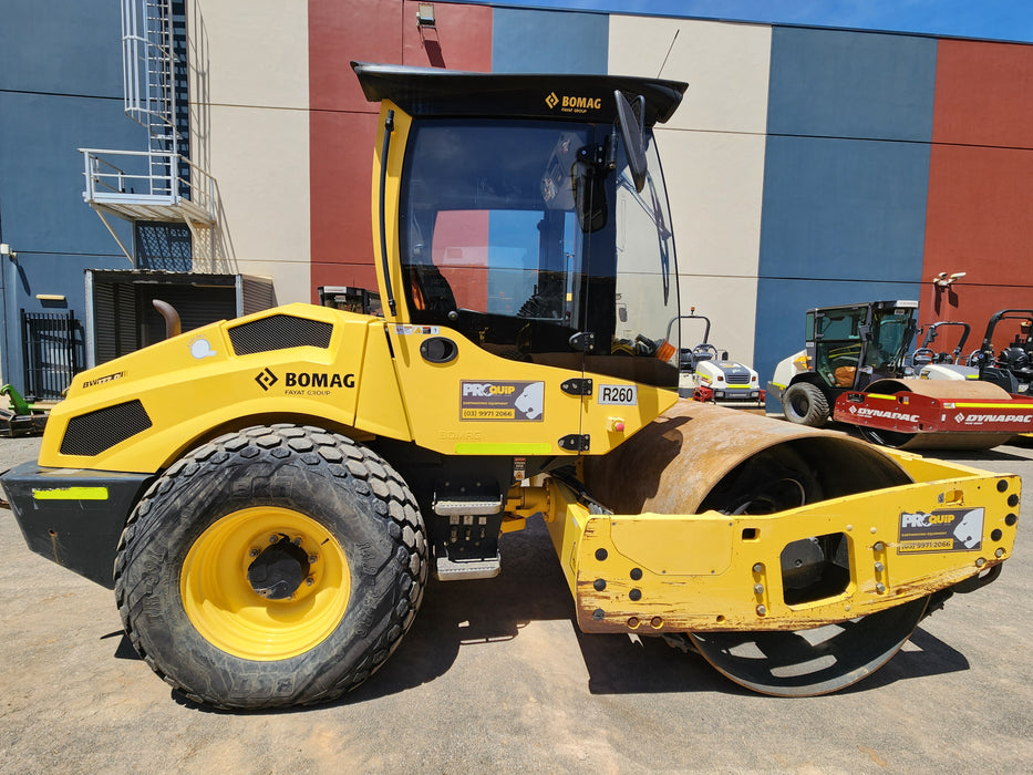 2016 BOMAG BW177D-5 7T SMOOTH DRUM ROLLER WITH 1760 HOURS (R260)