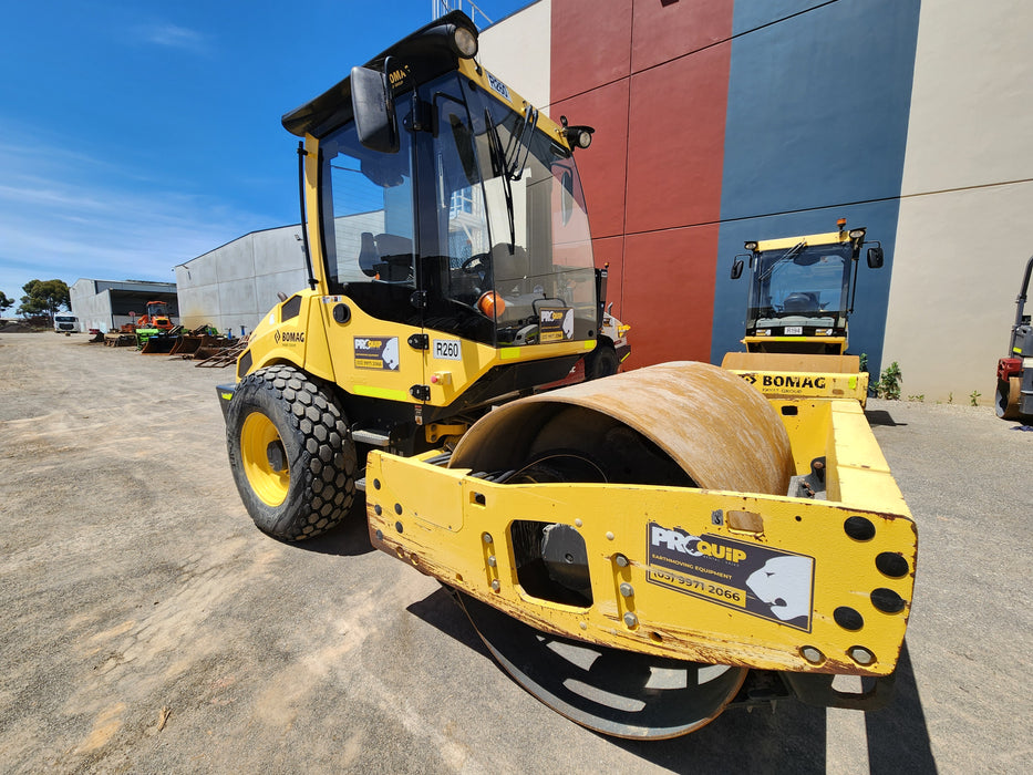 2016 BOMAG BW177D-5 7T SMOOTH DRUM ROLLER WITH 1760 HOURS (R260)