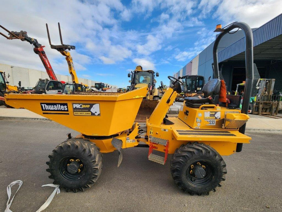 THWAITES 3T ARTICULATED SWIVEL SITE DUMPER (DU233) WITH 810 HOURS