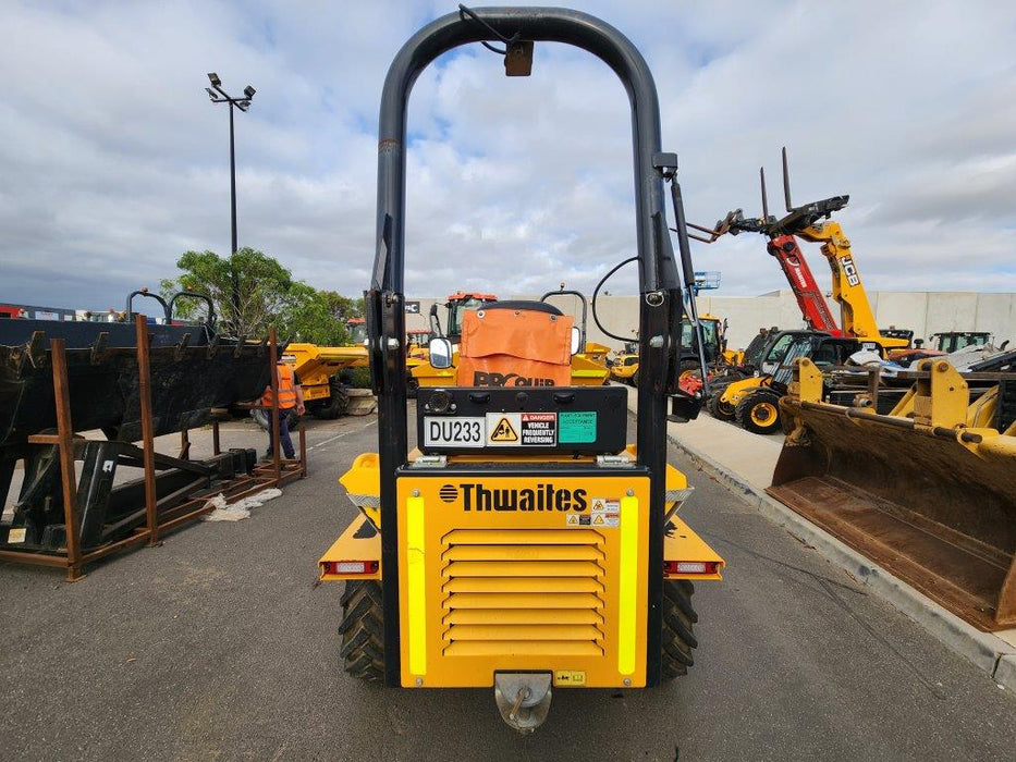 THWAITES 3T ARTICULATED SWIVEL SITE DUMPER (DU233) WITH 810 HOURS