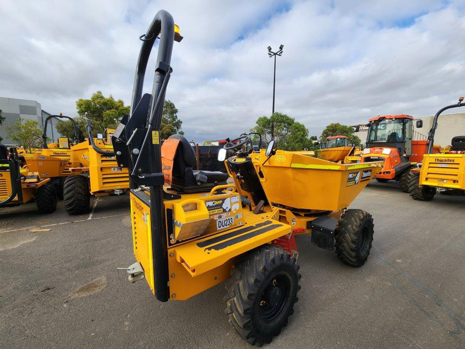 THWAITES 3T ARTICULATED SWIVEL SITE DUMPER (DU233) WITH 810 HOURS