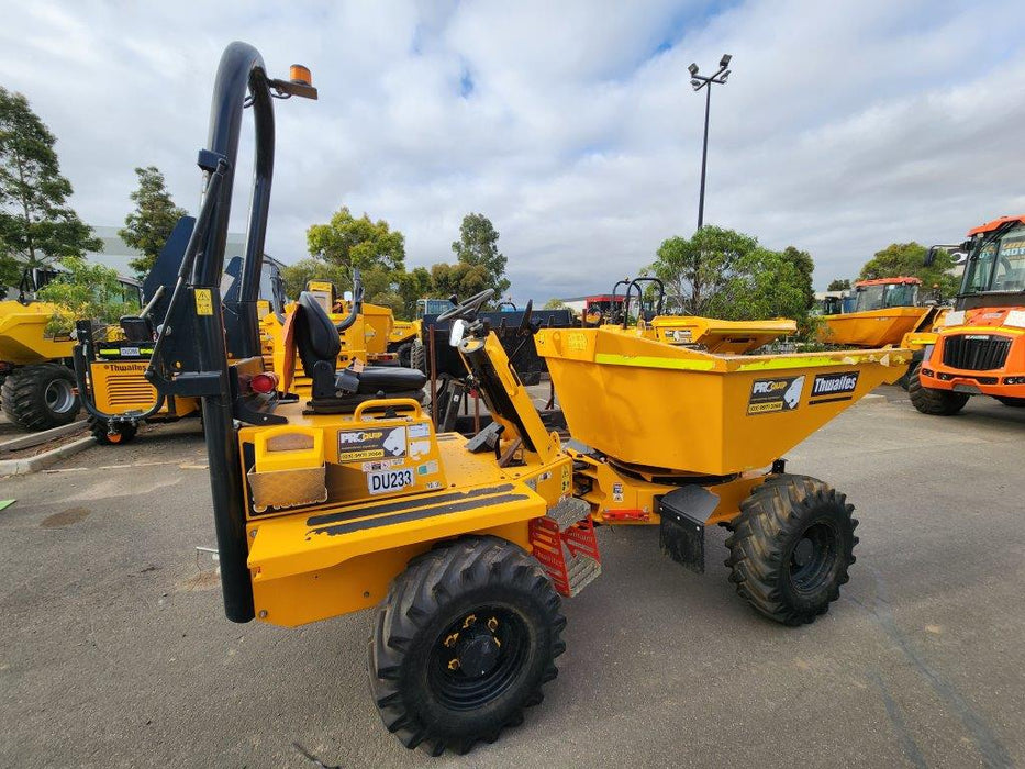 THWAITES 3T ARTICULATED SWIVEL SITE DUMPER (DU233) WITH 810 HOURS