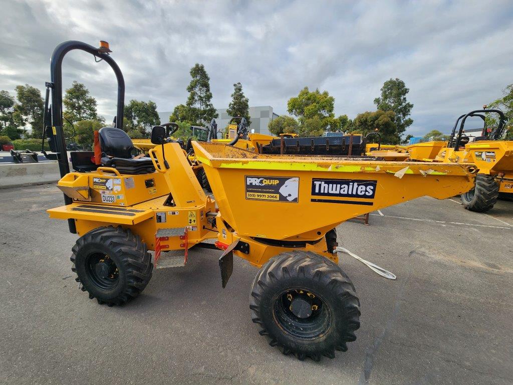 Proquip Thwaites 3T Articulated Swivel Site Dumper (DU233) With 810 Hours