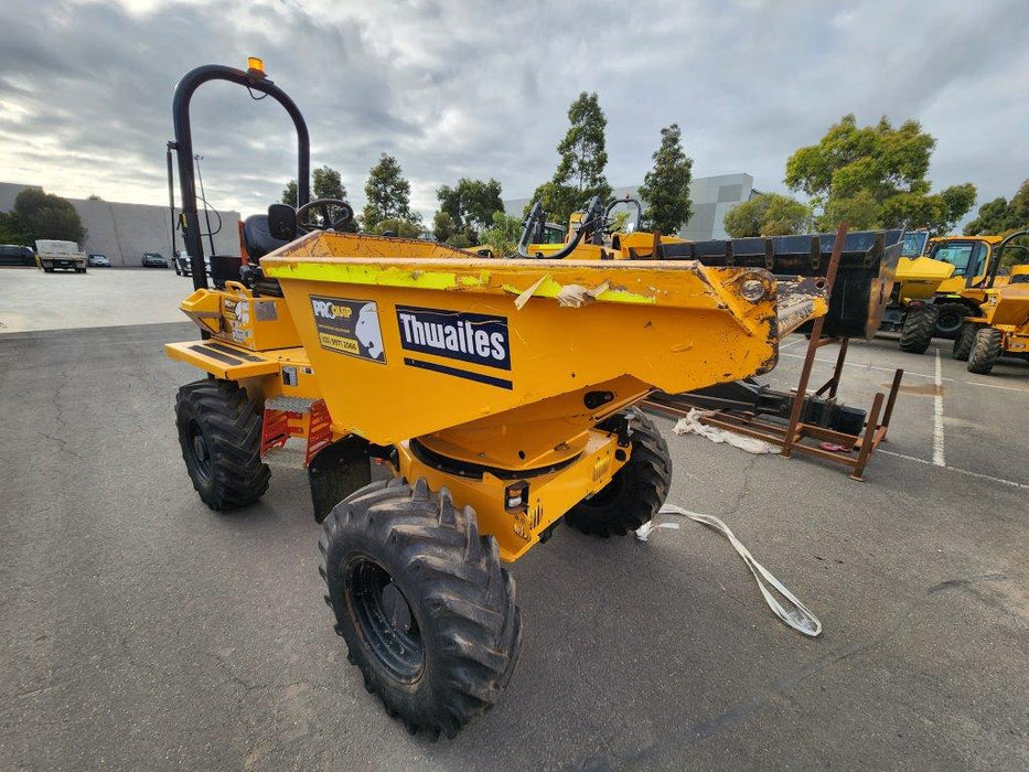 THWAITES 3T ARTICULATED SWIVEL SITE DUMPER (DU233) WITH 810 HOURS