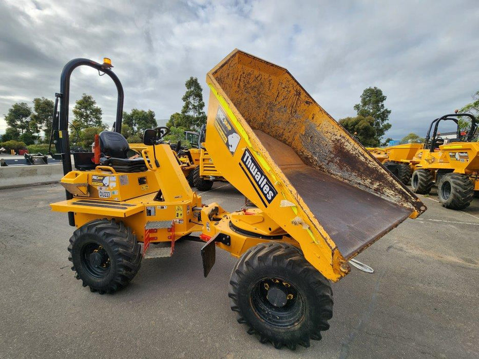 THWAITES 3T ARTICULATED SWIVEL SITE DUMPER (DU233) WITH 810 HOURS