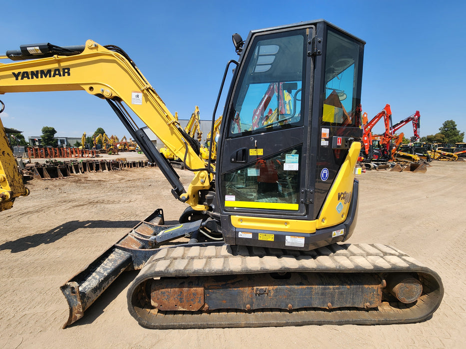 2021 YANMAR VIO80 8T EXCAVATOR (M785) WITH TILT HITCH, CIVIL SPEC AND 2025 HRS