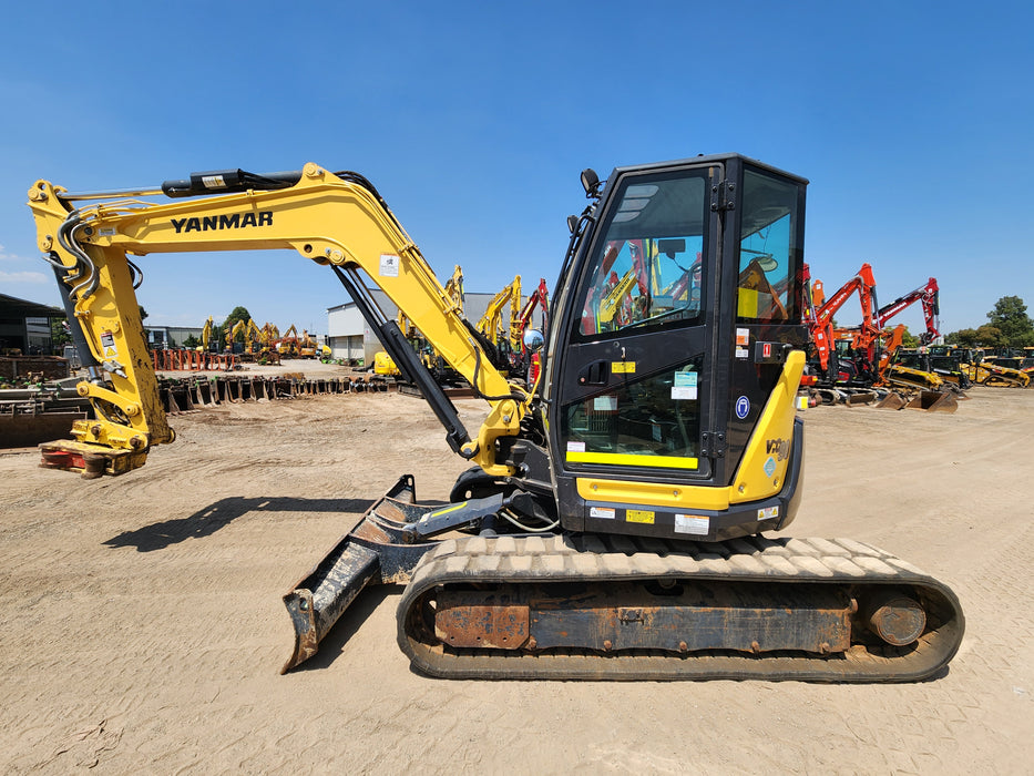 2021 YANMAR VIO80 8T EXCAVATOR (M785) WITH TILT HITCH, CIVIL SPEC AND 2025 HRS