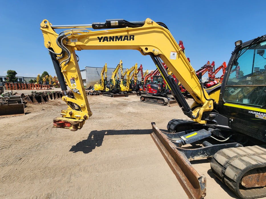 2021 YANMAR VIO80 8T EXCAVATOR (M785) WITH TILT HITCH, CIVIL SPEC AND 2025 HRS