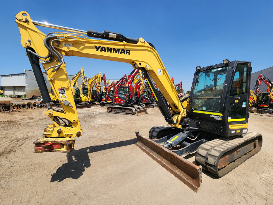 2021 YANMAR VIO80 8T EXCAVATOR (M785) WITH TILT HITCH, CIVIL SPEC AND 2025 HRS