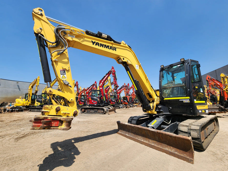 2021 YANMAR VIO80 8T EXCAVATOR (M785) WITH TILT HITCH, CIVIL SPEC AND 2025 HRS