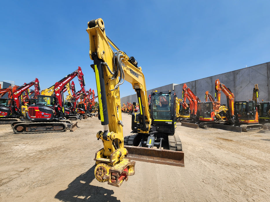 2021 YANMAR VIO80 8T EXCAVATOR (M785) WITH TILT HITCH, CIVIL SPEC AND 2025 HRS