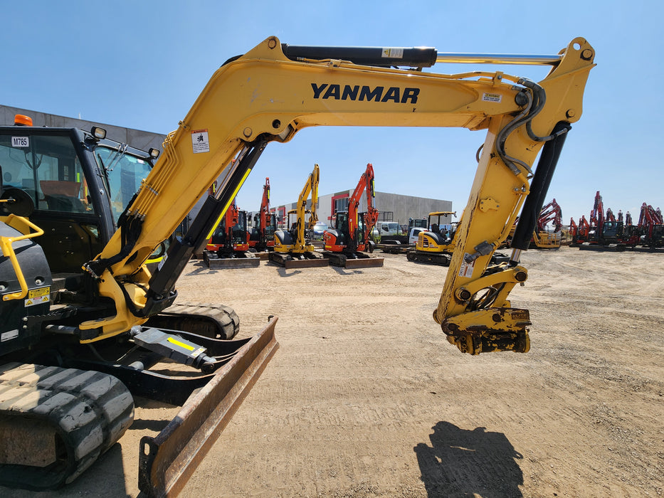 2021 YANMAR VIO80 8T EXCAVATOR (M785) WITH TILT HITCH, CIVIL SPEC AND 2025 HRS