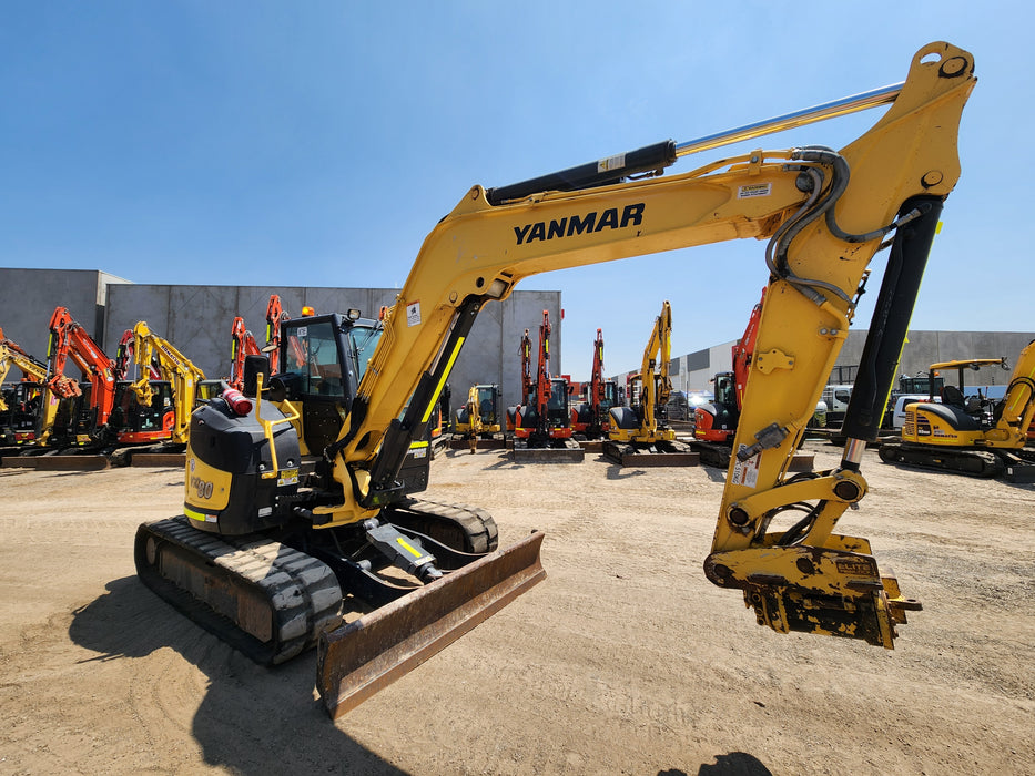 2021 YANMAR VIO80 8T EXCAVATOR (M785) WITH TILT HITCH, CIVIL SPEC AND 2025 HRS