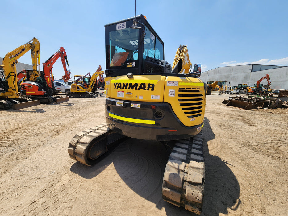 2021 YANMAR VIO80 8T EXCAVATOR (M785) WITH TILT HITCH, CIVIL SPEC AND 2025 HRS