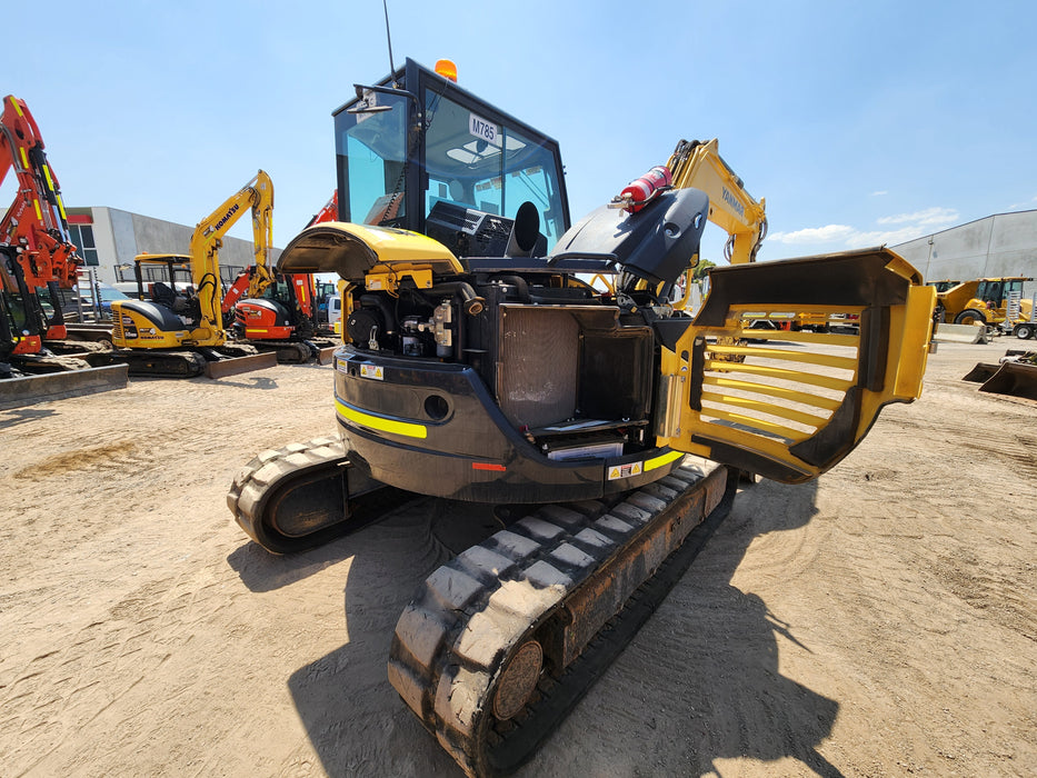 2021 YANMAR VIO80 8T EXCAVATOR (M785) WITH TILT HITCH, CIVIL SPEC AND 2025 HRS