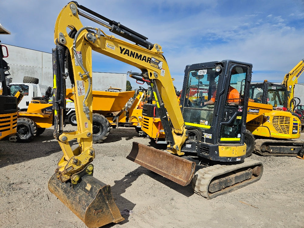 2021 Yanmar VIO35-6 3.7T Excavator (M780) With A/C Cab, 1120 Hours