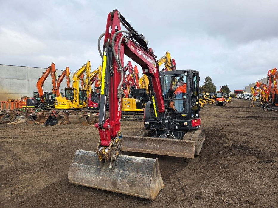 2022 YANMAR VIO55-6 5.6T EXCAVATOR (M923) WITH CABIN, BUCKETS AND 2100 HOURS
