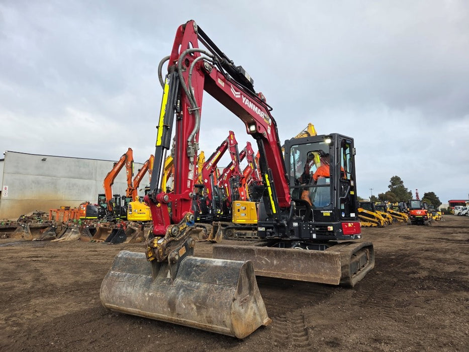 2022 YANMAR VIO55-6 5.6T EXCAVATOR (M923) WITH CABIN, BUCKETS AND 2100 HOURS