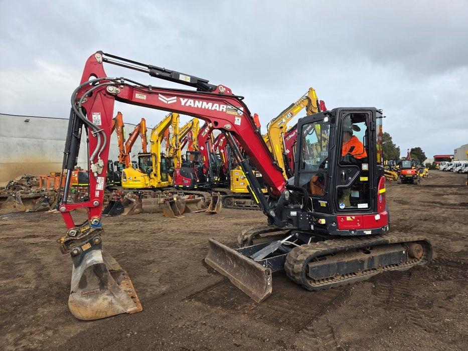2022 YANMAR VIO55-6 5.6T EXCAVATOR (M923) WITH CABIN, BUCKETS AND 2100 HOURS