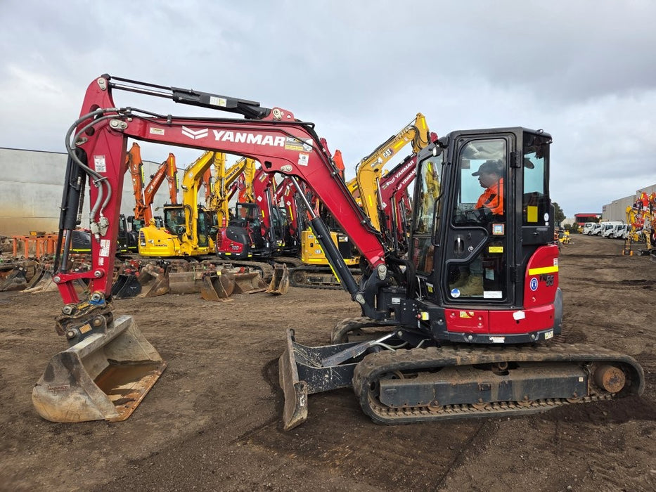 2022 YANMAR VIO55-6 5.6T EXCAVATOR (M923) WITH CABIN, BUCKETS AND 2100 HOURS