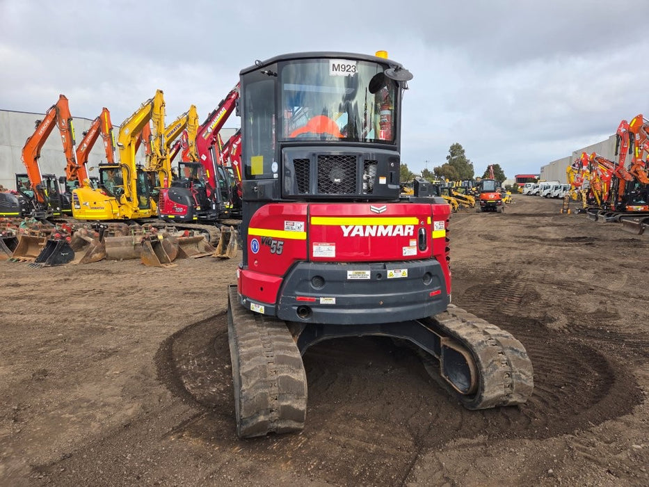 2022 YANMAR VIO55-6 5.6T EXCAVATOR (M923) WITH CABIN, BUCKETS AND 2100 HOURS